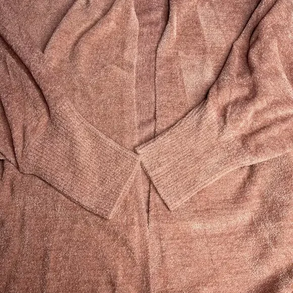 Barefoot Dreams CozyChic UltraLite Blanket Wrap size L/XL Dusty Coral New - Picture 9 of 11